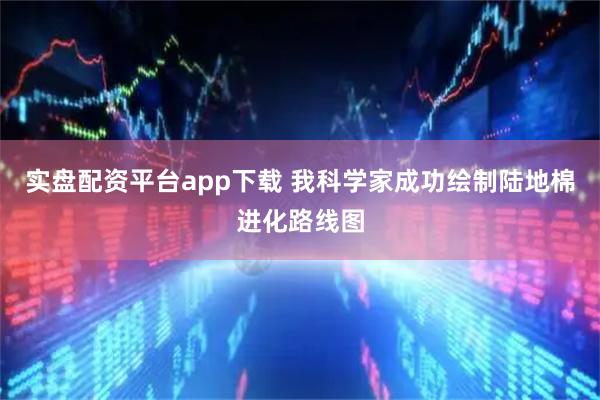 实盘配资平台app下载 我科学家成功绘制陆地棉进化路线图